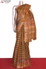 Handloom Printed Tussar Silk Saree